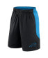 Men's Black/Blue Carolina Panthers Go Hard Shorts