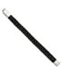 ფოტო #3 პროდუქტის Stainless Steel Black IP-plated Black Leather Bracelet