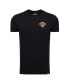 Фото #3 товара Men's Black New York Knicks Comfy Tri-Blend T-Shirt