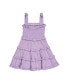 Фото #2 товара Big Girls Crinkle Knit Tiered Dress