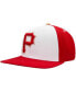 Фото #4 товара Men's White, Red Pittsburgh Pirates Strawberry Ice Cream Drip Snapback Hat