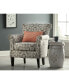 Brooke Tight Back Club Chair with Nailheads