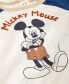 ფოტო #3 პროდუქტის Baby Boys Mickey Mouse Bodysuit, Pants & Hat, 3 Piece Set