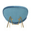 Обеденный стул Home ESPRIT Синий Позолоченный 63 x 57 x 73 cm