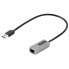 Фото #1 товара StarTech.com USB 3.0 to Gigabit Ethernet Network Adapter - 10/100/1000 Mbps - USB to RJ45 - USB 3.0 to LAN Adapter - USB 3.0 Ethernet Adapter (GbE) - 11in Attached Cable - Driverless Install - Wired - USB - Ethernet - 5000 Mbit/s - Grey