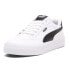 Фото #2 товара Puma Court Classic Vulc Formstrip Sl Lace Up Mens White Sneakers Casual Shoes 3