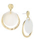 ფოტო #1 პროდუქტის Gold-Tone Crescent Drop Earrings, Created for Macy's