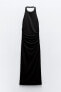 Фото #12 товара Платье с горловиной халтер и открытой спиной ZARA