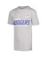 Big Boys Heather Gray, Royal Distressed Los Angeles Dodgers Three-Pack T-shirt Set