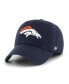 Фото #4 товара Men's Navy Denver Broncos Sure Shot Franchise Fitted Hat