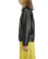 Фото #2 товара Women's Faux Leather Button Opened Jacket