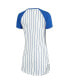 Фото #4 товара Пижама Concepts Sport женская, белая с полосками, Los Angeles Dodgers Vigor