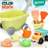 Beach toys set Colorbaby 16,5 x 11 x 11 cm (2 Units)