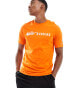 Nike Running Trail Dri-Fit graphic t-shirt in orange Оранжевый, XL - Chest 44-48.5 - фото #2