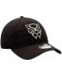 Men's Black Black Panther Classic Logo 9TWENTY Adjustable Hat