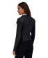 Фото #7 товара Women's Felix Asymmetrical Moto Jacket With Wing Collar