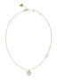 Amami Gold Plated Cubic Zirconia Necklace JUBN04026JWYGWHT/U