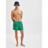Фото #5 товара Плавательные шорты Selected Classic, для мужчин, с алловер-принтом, из переработанного полиэстера, быстро сохнутращие.
