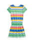 ფოტო #2 პროდუქტის Big Girls Striped Cotton Jersey T-shirt Dress