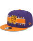 Фото #1 товара Men's Purple Phoenix Suns Banded Stars 9FIFTY Snapback Hat