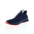 Фото #4 товара French Connection Cannes FC7089L Mens Blue Canvas Lifestyle Sneakers Shoes