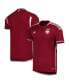 Фото #2 товара Men's Burgundy Latvia National Team 2022/23 Home Replica Jersey