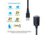 Фото #4 товара Equip USB-A to Serial (DB9) Cable - M/M 1.5m - Black - 1.5 m - USB Type-A - DB-9 - Male - Male