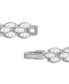 ფოტო #4 პროდუქტის Cubic Zirconia Marquise Stone 3 Row Bracelet