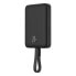 Фото #4 товара Портативный зарядник Baseus Magnetic Mini Powerbank 10000mAh 20W с кабелем Lightning для iPhone 0.3м черный