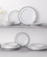 Фото #11 товара Rochester Platinum Set of 4 Soup Bowls, Service For 4