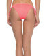 L*Space 171359 Womens Lily Bikini Bottom Swimwear Neon Pink Size Medium