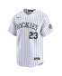 Фото #3 товара Men's Kris Bryant White Colorado Rockies Home Limited Player Jersey