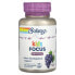 Фото #1 товара Витаминный продукт SOLARAY Kids, Focus Chewables, натурального винограда, 60 жевательных таблеток