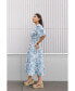 Фото #3 товара Платье средней длины Jessie Zhao New York Leandra с смокингом синего цвета