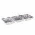 Фото #2 товара Поднос для закусок керамический La Mediterránea Stonehenge 3 Отделения 26 x 8,5 x 3,3 см (24 шт)