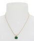 ფოტო #4 პროდუქტის Faux Stone Gem Pendant Necklace