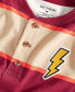 ფოტო #2 პროდუქტის Little & Big Boys Striped Lightning Henley T-Shirt, Created for Macy's