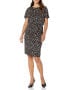 Фото #1 товара NIC+ZOE 293929 Women's Letterpress Dress, Multi, Size XS