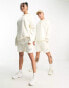 Фото #2 товара Ellesse community club unisex shorts in off white