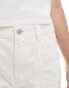 Levi's denim carpenter shorts in white