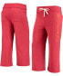 Women's Red Kansas City Chiefs Cropped Pants