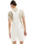 Dickies duck canvas short dungarees in off white Sw Cloud, S - фото #8