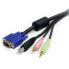 Фото #3 товара StarTech.com 6 ft 4-in-1 USB VGA KVM Switch Cable with Audio and Microphone - Black - 500 g - 22 mm - 251 mm - 326 mm - 475 g