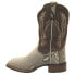Dan Post Boots Brutus Snake Square Toe Cowboy Mens Beige, Brown Casual Boots DP