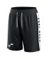 ფოტო #3 პროდუქტის Men's Black Utah Jazz Referee Iconic Mesh Shorts