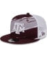 Бейсболка сетчатая New Era мужская Maroon Texas A&M Aggies Tear Trucker 9FIFTY Snapback Hat Бордовый - фото #1