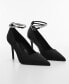 ფოტო #1 პროდუქტის Women's Rhinestone Strap Heeled Shoes