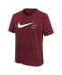 ფოტო #3 პროდუქტის Big Boys Wine Cleveland Cavaliers Swoosh T-shirt