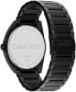 ფოტო #3 პროდუქტის Men's Progress Black Stainless Steel Bracelet Watch 42mm