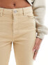 Фото #10 товара Pieces Peggy flared jeans in beige